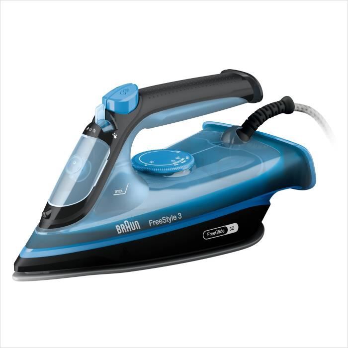 BRAUN FI3194BK FreeStyle 3 Steam Iron - 2400W - 270 ml