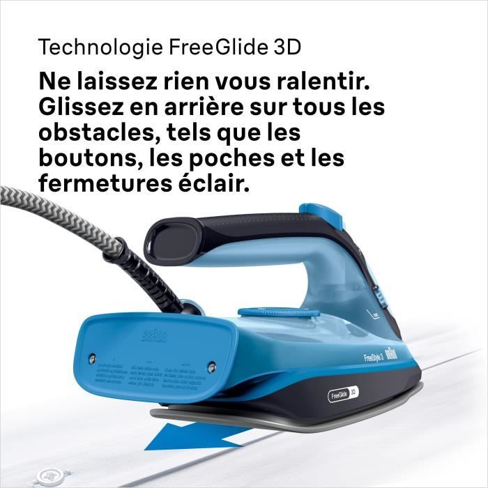 BRAUN FI3194BK FreeStyle 3 Steam Iron - 2400W - 270 ml