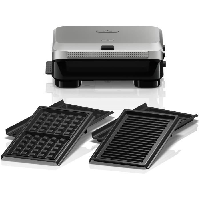 BRAUN Grill - Sandwichmaker 5 SM5005 - 800W - Stainless Steel/ Black