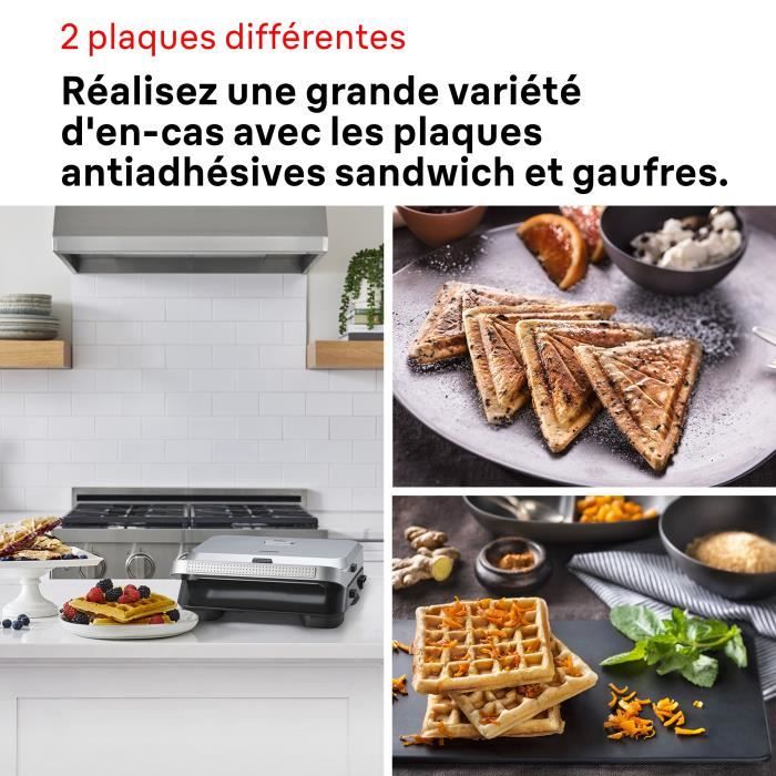 BRAUN Grill - Sandwichmaker 5 SM5005 - 800W - Stainless Steel/ Black