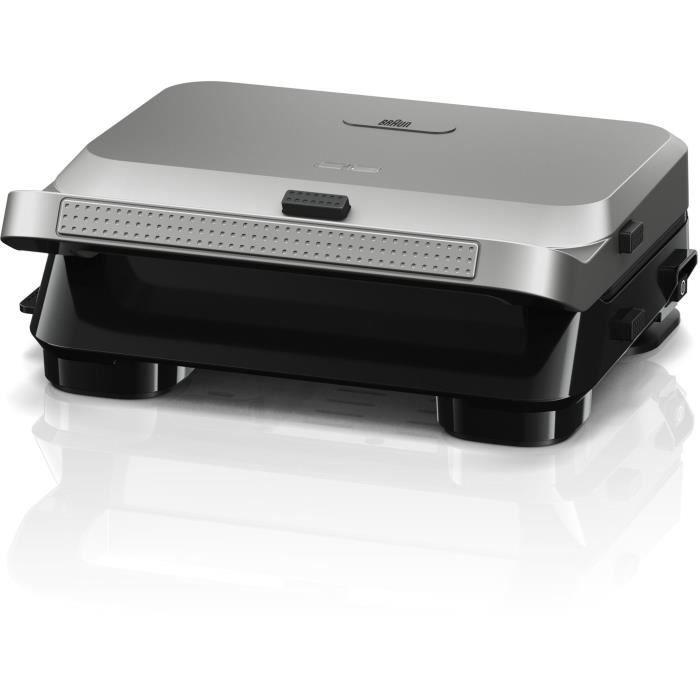 BRAUN Grill - Sandwichmaker 5 SM5006 - 800W - Stainless Steel/ Black