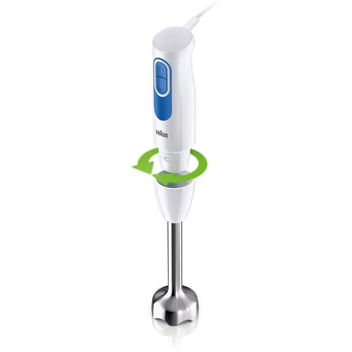 BRAUN Hand Blender - MQ20.001 M - 600W - 2 Speeds - EasyTwist