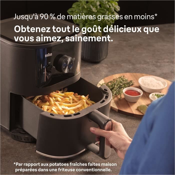 BRAUN MultiFry 3 Air Fryer - 4.3 L Capacity - 1500W