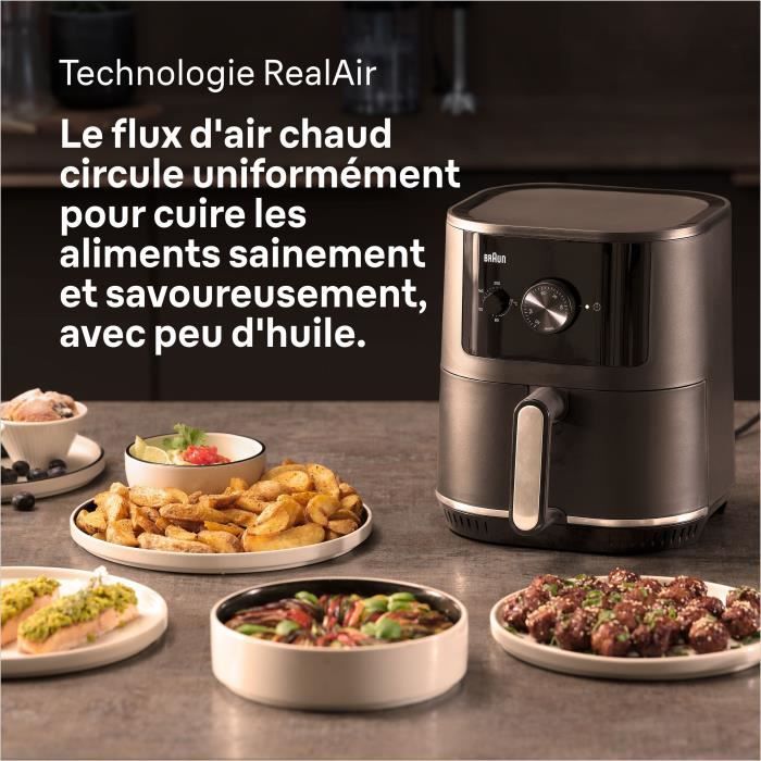BRAUN MultiFry 3 Air Fryer - 4.3 L Capacity - 1500W
