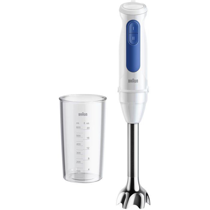 BRAUN Hand Blender - MultiQuick MQ30001M - 900 W - 2 Speeds - White/ Blue