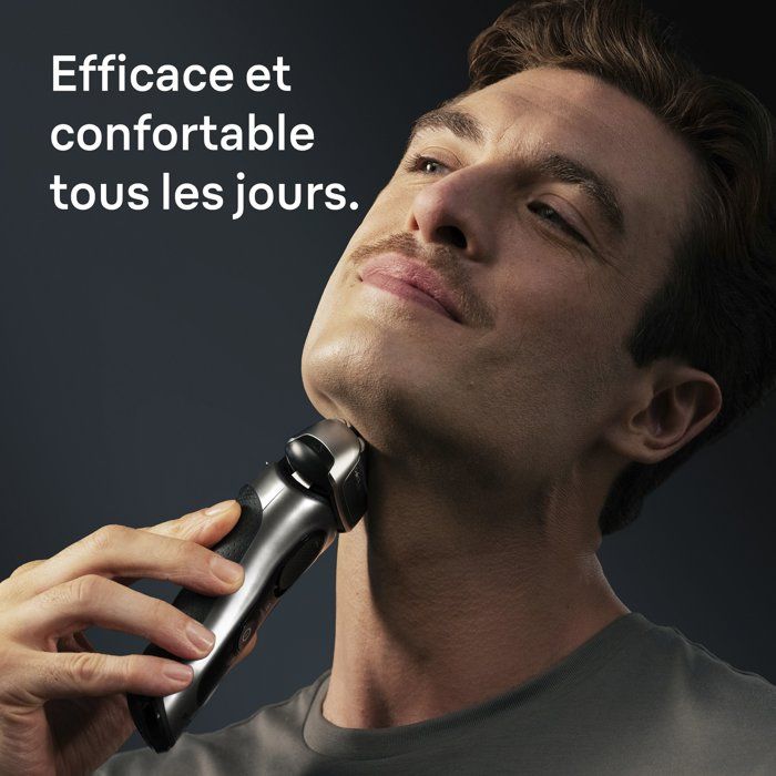BRAUN Electric Shaver - Series 8 - Black - 60 Min Battery Life - 5 Min Fast Charge 60-minute 5-minute