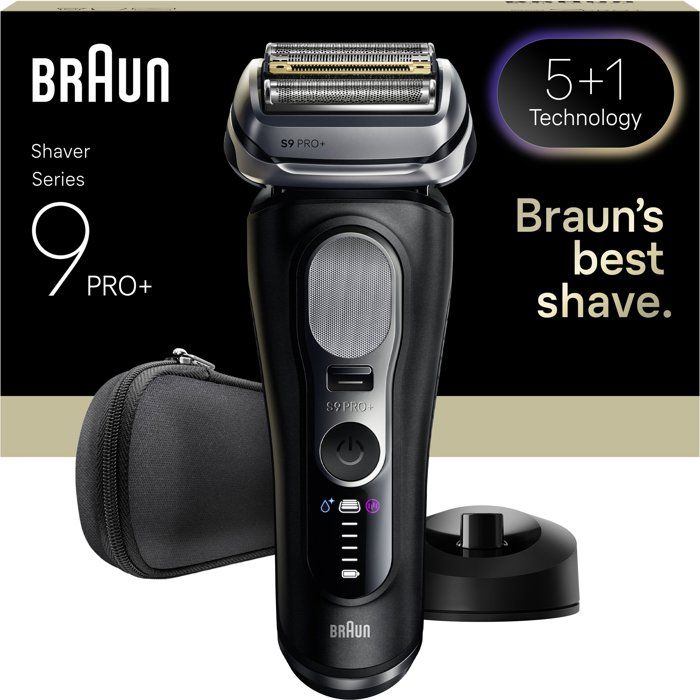 BRAUN Electric Shaver - Series 9 9610s - Black - 60 Min Battery Life - 240V