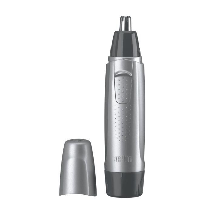 Braun Ear and Nose Trimmer - EN10 - Grey - 60 min Battery Life - Cordless