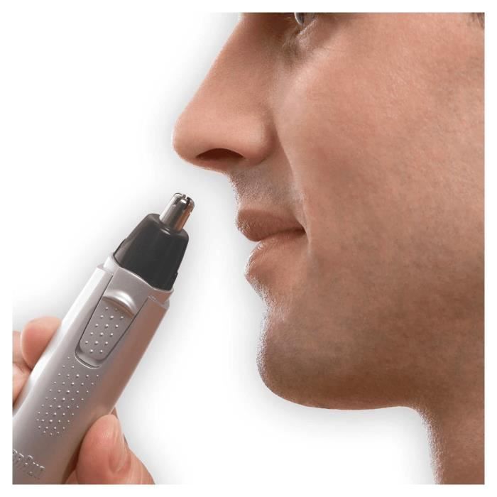 Braun Ear and Nose Trimmer - EN10 - Grey - 60 min Battery Life - Cordless