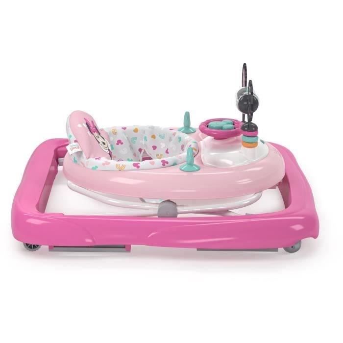 DISNEY BABY - MINNIE - 2-in-1 Convertible Baby Walker - Built-in Activity Toy