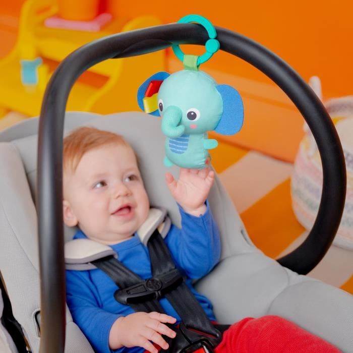 BRIGHT STARTS Foldable Convertible Baby Playmat - Jungle Green - with Arch, Sensory and Musical Toys, and Mirror