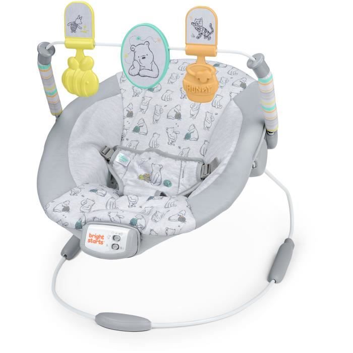 DISNEY BABY - WINNIE-Transat bébé évolutif Arche avec jouets d'éveil amovible - Evolutif de 0 a 6 mois. cadeau bébé