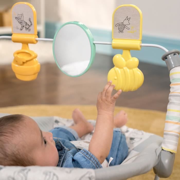 DISNEY BABY - WINNIE-Transat bébé évolutif Arche avec jouets d'éveil amovible - Evolutif de 0 a 6 mois. cadeau bébé