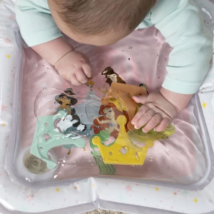 DISNEY BABY PRINCESSES Baby Water Mat, Sensory Development Toy, Inflatable