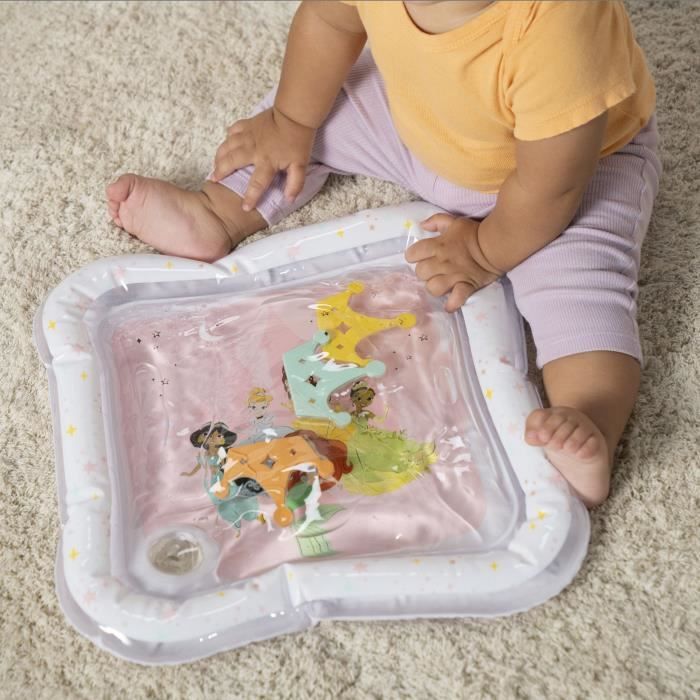 DISNEY BABY PRINCESSES Baby Water Mat, Sensory Development Toy, Inflatable