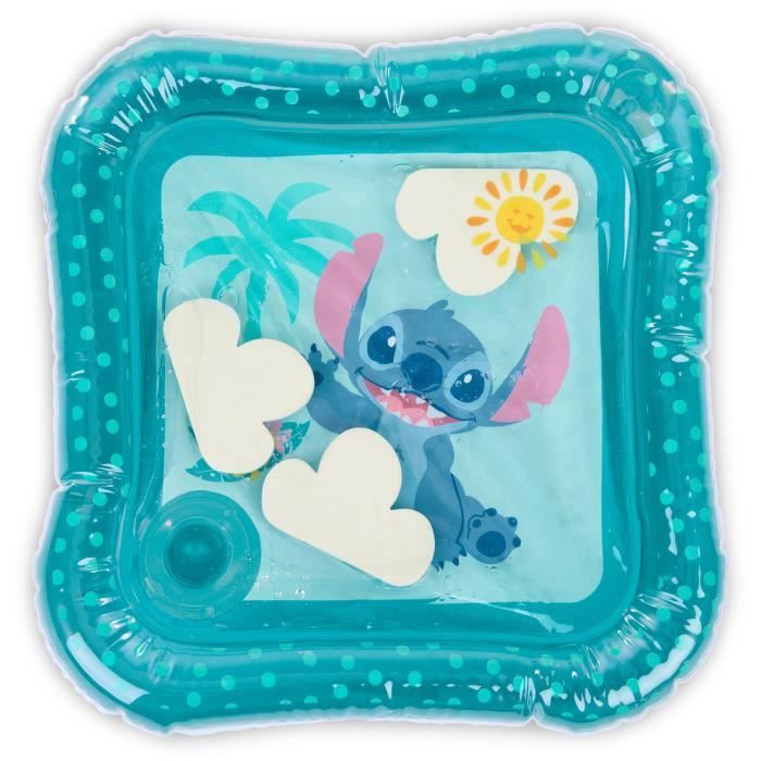 DISNEY BABY STITCH Baby Water Mat, Sensory and Developmental Toy, Inflatable