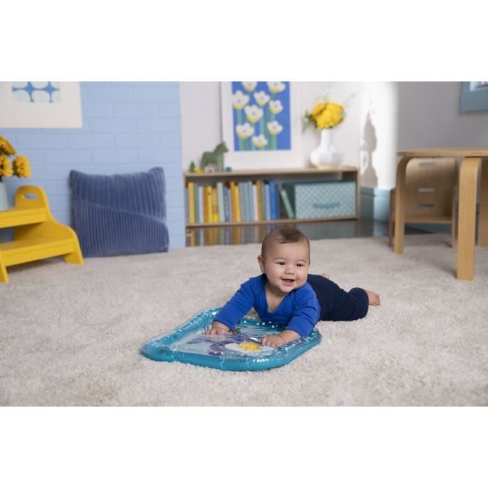 DISNEY BABY STITCH Baby Water Mat, Sensory and Developmental Toy, Inflatable