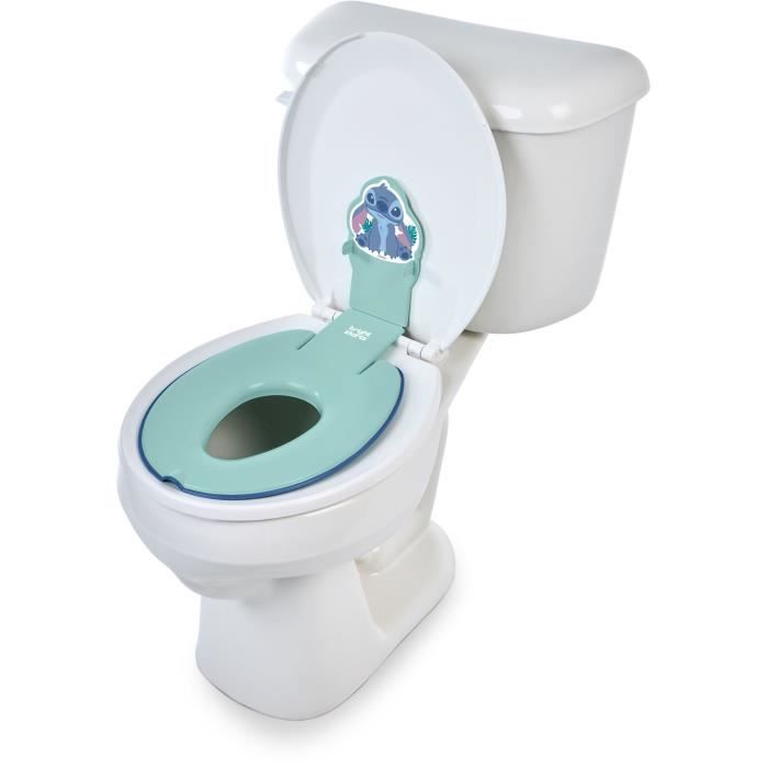 DISNEY BABY STITCH Universal Adhesive Child Toilet Seat Reducer - Quick Installation