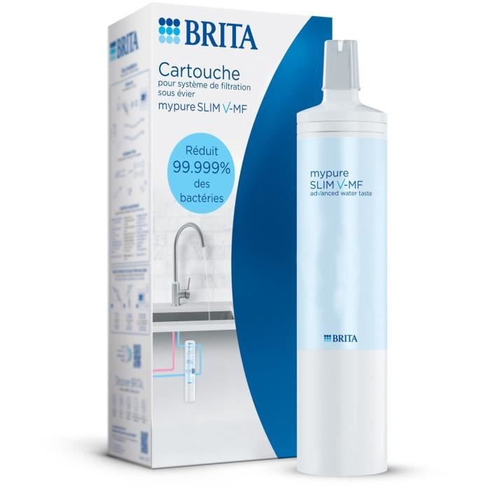 BRITA MyPure Slim Water Filtration System - Replacement Cartridge - Filters 8,000 Liters