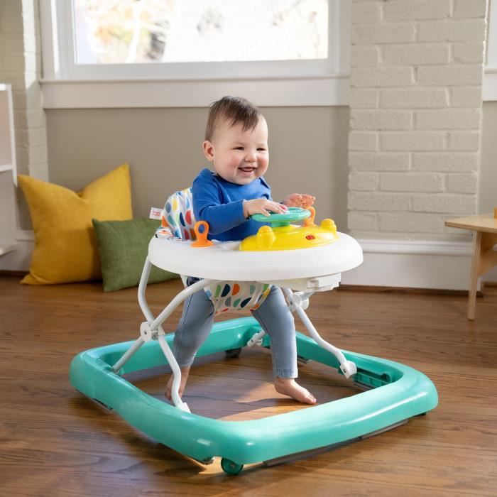 BRIGHT STARTS 2-in-1 Convertible Baby Walker - Lights and Sounds