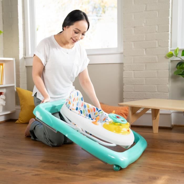 BRIGHT STARTS 2-in-1 Convertible Baby Walker - Lights and Sounds