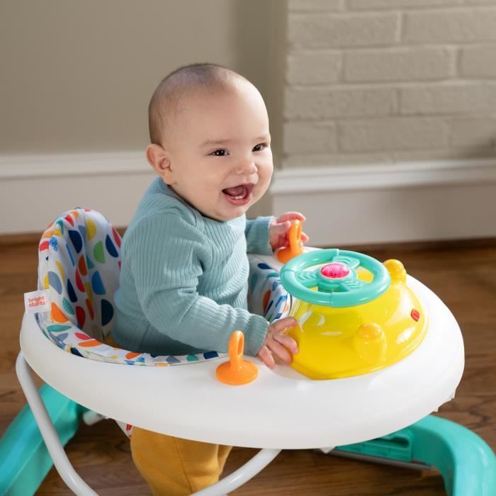 BRIGHT STARTS 2-in-1 Convertible Baby Walker - Lights and Sounds