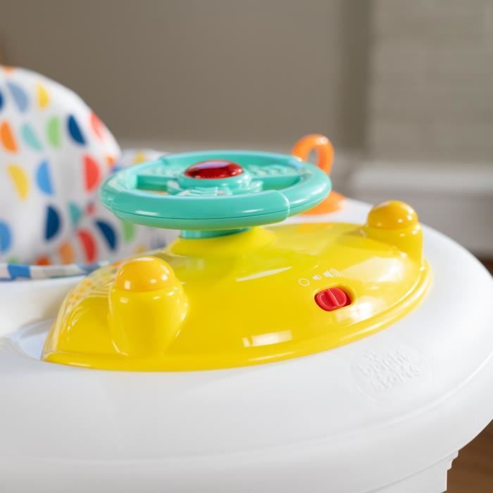 BRIGHT STARTS 2-in-1 Convertible Baby Walker - Lights and Sounds