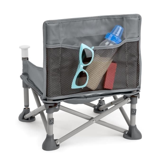 BRIGHT STARTS Pop N Sit Folding Booster Seat - Portable, Lightweight, Easy to Clean