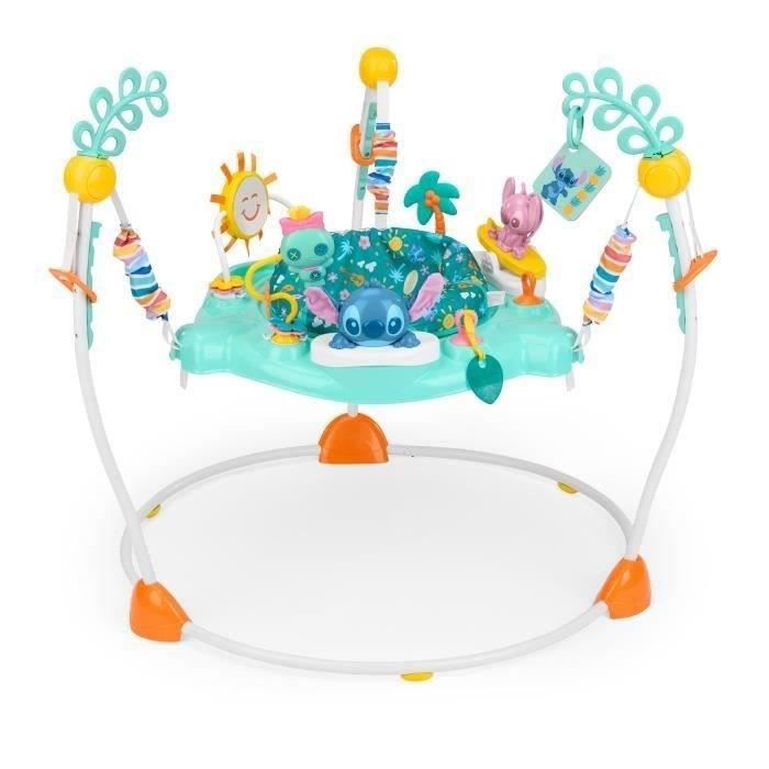 DISNEY BABY - STITCH - Multi-Toy Baby Activity Center - 360° Swivel - 10 Interactive Games