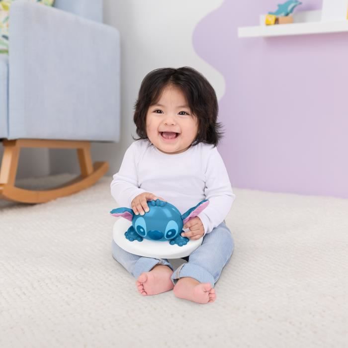 DISNEY BABY - STITCH - Multi-Toy Baby Activity Center - 360° Swivel - 10 Interactive Games