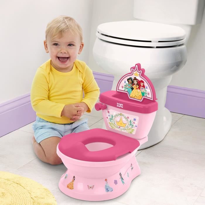 DISNEY BABY PRINCESSES Mini Toilet - 2 in 1 with Seat Reducer