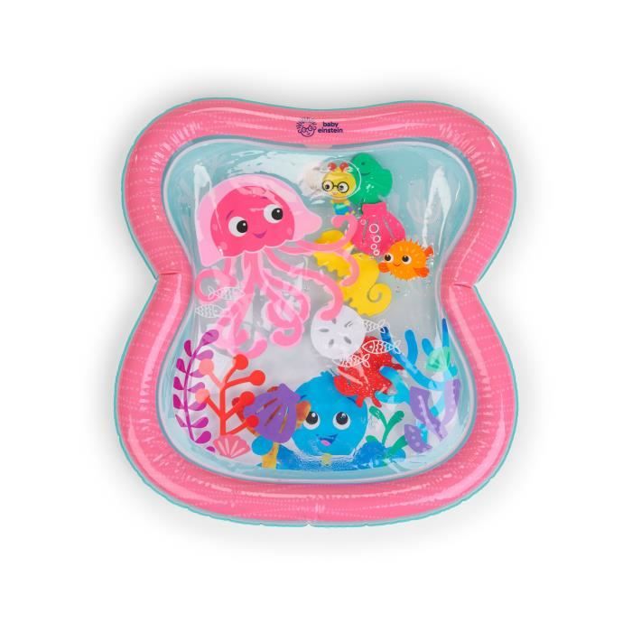 BABY EINSTEIN - JANET - Large Water Mat for Baby Girls, Sensory Play, Inflatable, Easy to Clean, 0 M+