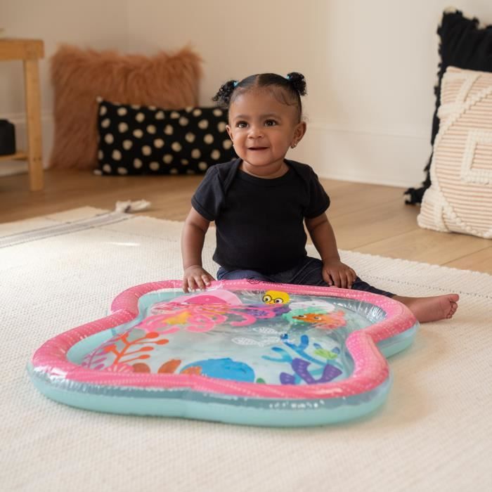 BABY EINSTEIN - JANET - Large Water Mat for Baby Girls, Sensory Play, Inflatable, Easy to Clean, 0 M+