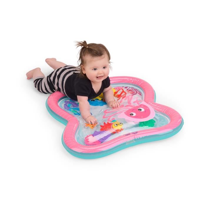 BABY EINSTEIN - JANET - Large Water Mat for Baby Girls, Sensory Play, Inflatable, Easy to Clean, 0 M+