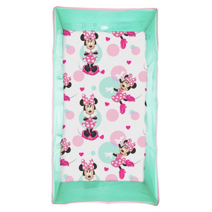 DISNEY BABY MINNIE Foldable Baby Bathtub, Portable, Easy Drain, 12 Months to 5 Years