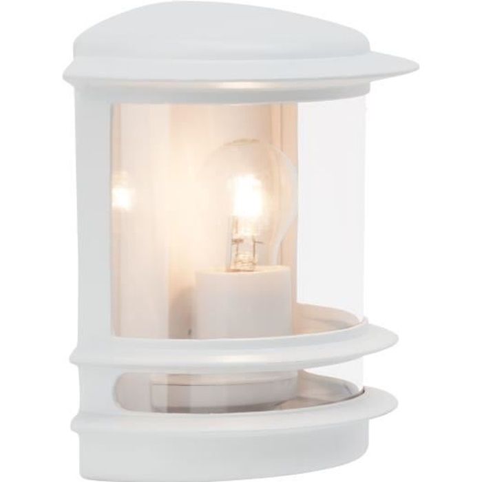 Brilliant Hollywood Outdoor Wall Light - White - E27 Max 60W