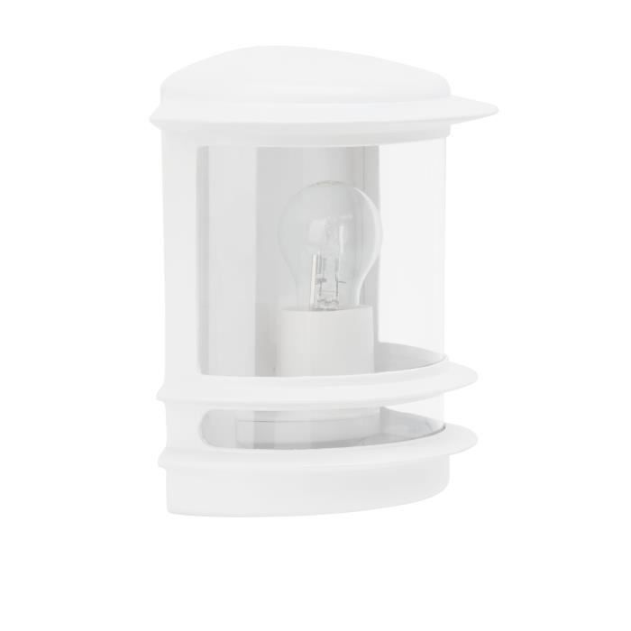 Brilliant Hollywood Outdoor Wall Light - White - E27 Max 60W