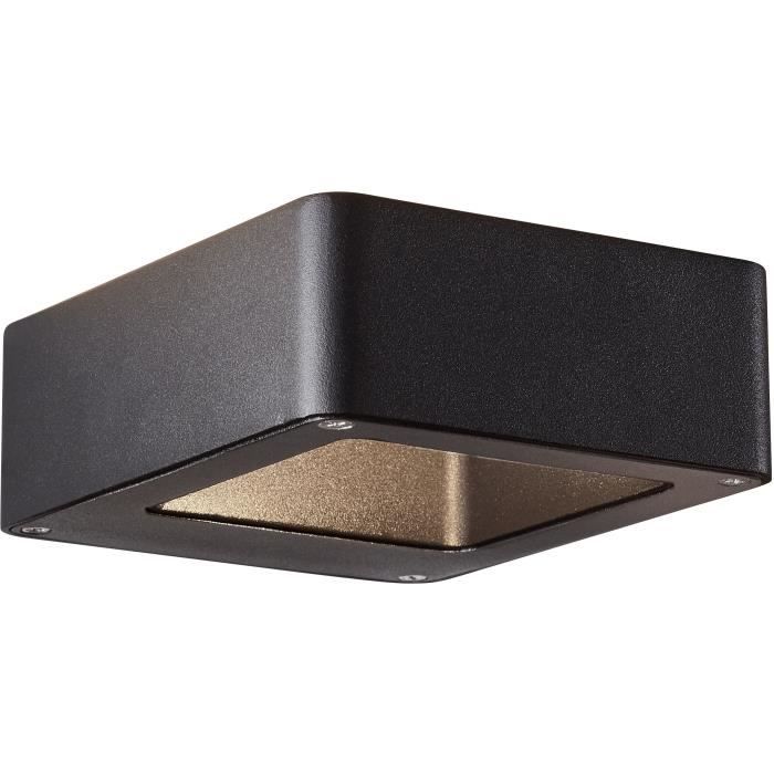 BRILLIANT Outdoor Wall Light GOLDA - LED 7W 660lm 3000K - Black