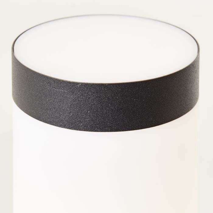 BRILLIANT Outdoor Bollard - DODY E27 - Motion Detector - Black - IP44 Certified