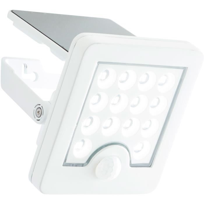 BRILLIANT Outdoor Wall Light - LUTON - LED - Solar Powered - Motion Sensor - 4W - White