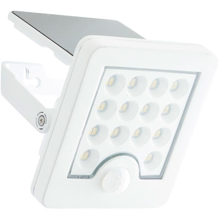 BRILLIANT Outdoor Wall Light - LUTON - LED - Solar Powered - Motion Sensor - 4W - White