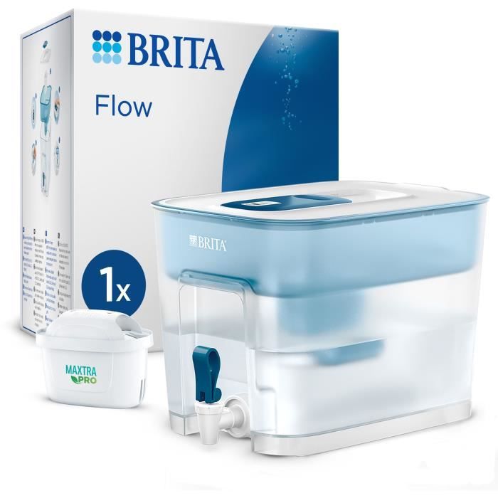 BRITA Water Dispenser - Flow - 8.2 L Capacity - 1 Maxtra Pro Cartridge Included All-In-1