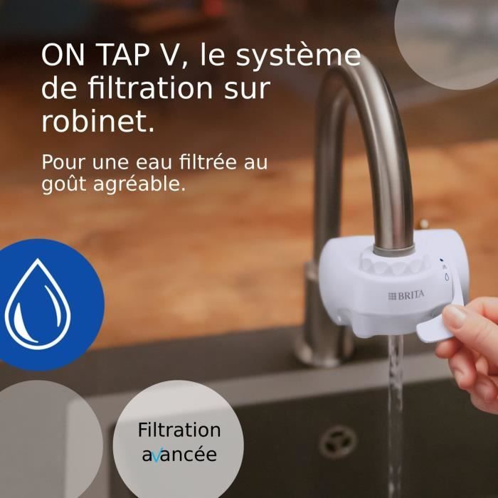 BRITA ON TAP Water Filtration System - Replacement Filter - Up to 4 Months of Filtered Water