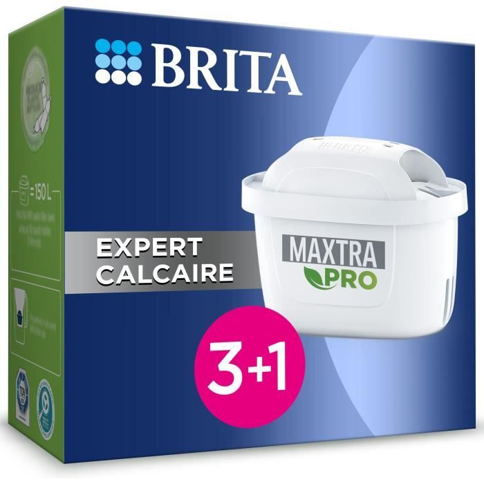 BRITA MAXTRA PRO Expert Anti-Scale Filter Cartridge Pack of 3+1