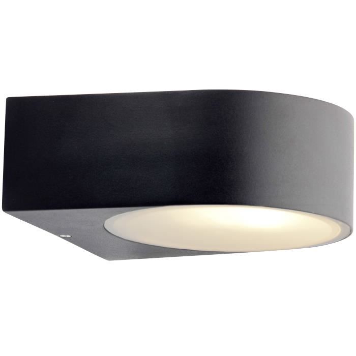 BRILLIANT TYLER Outdoor Wall Light - Black - Metal/Glass - Halogen 1x60W - IP44