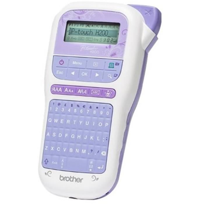 Etiqueteuse - BROTHER - PT-H200 - Transfert thermique - Monochrome - Portable et ludique