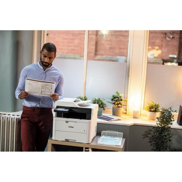 Brother MFC-L3740CDWE - 4-in-1 Color LED Multifunction Printer - Ethernet/Wi-Fi