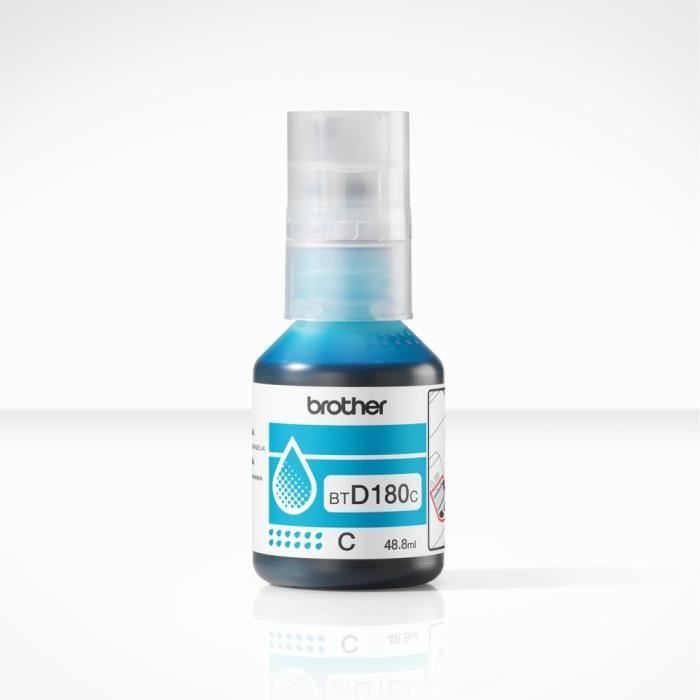 Brother - Ink Bottle BTD180C - Cyan - 5000 Pages - Standard Unit