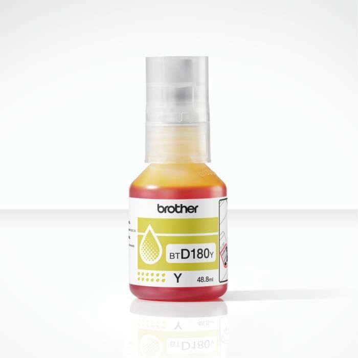 Brother - Ink Bottle BTD180Y - Yellow - 5000 Pages - Standard Unit