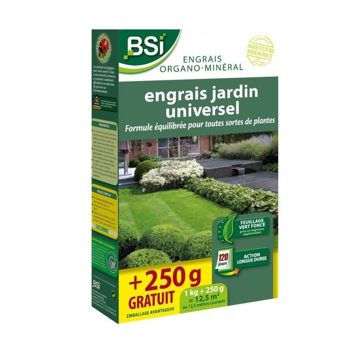 BSI - Organic Fertilizer - Universal - Multi-Plant - 1.25 kg - Covers 12.5m²